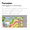 Lijnen - Pasteltinten - Golvend Muismat XXL klein -sfeer5