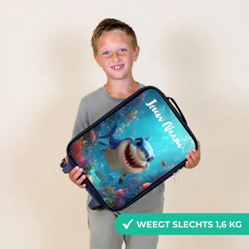 Rif - Koraal - Haai - Dier Kinderkoffer - Zwart klein -sfeer4_NL
