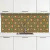 Bloemen - Vintage - Patronen - Bohemian - Mandala keuken achterwand 2 middel 871 -3d