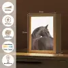 Portret - Paard - Elegant Light Box met kabel (Tafellamp) klein -USP_websiteoverzichtDE
