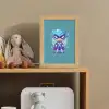 Superheld - Blauw - Jongens Light Box met kabel klein -sfeer2_kind
