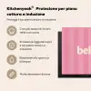 Roze - Gestreept - Belle Inductie beschermer vinyl 3mm middel -zzzsfeer2_ITA