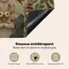 Kerstgnome - Konijntjes - Kleurrijk Inductie beschermer vinyl 3mm middel -usfeer4_FR