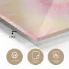Patroon - Tie Dye - Pasteltinten - Roze plexiglas 5mm klein -sfeer2
