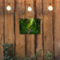 Pad door het Regenwoud tuinposter los doek klein -sfeer1