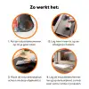 Bloementuin - Kleurrijk - Eieren Inductie beschermer vinyl 3mm klein -zzzzzzz-td-werking