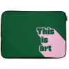 This is art - Schaduw - Roze laptophoes neopreen klein -zkaufland3dotto