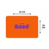 See the good - Paars - Oranje - Smiley Placemat vinyl groot -specs
