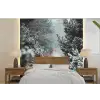 Bos - Winter - Bomen - Natuur - Pad - Sneeuw fotobehang vinyl groot -bed