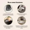 Wit - Marmer - Goud - Luxueus Inductie beschermer vinyl 3mm middel 274 -zzzsfeer9_ITA