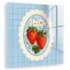Aardbeien - Lijst - Rood - Geruit plexiglas 5mm klein -zzzproduct_nieuw