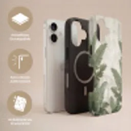 Bananenbladeren - Beton - Groen Toughcase MagSafe Apple iPhone 17 klein -USP_Lagen_DE
