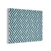 Patroon - Blauw - Lijnen - Zigzag PET vilt klein 837 -3d