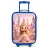 Prinses - Roze - Kasteel Kinderkoffer - Blauw klein -zz3dotto