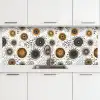 Hart - Jaren 50 - Patroon keuken achterwand 2 middel 871 -3d