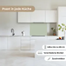 Mintgroen - Effen kleur keuken achterwand 2 middel 865 -sfeer4_DE
