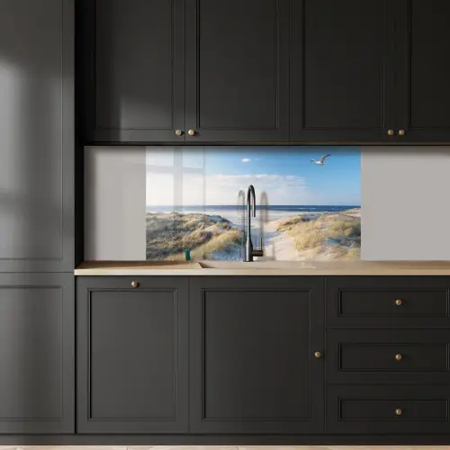 Duin - Meeuw - Strand - Zee - Zon keuken achterwand 2 middel -sfeer1