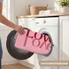 Love - Roze - Spiegeling Badmat klein -USP_WasbaarNL