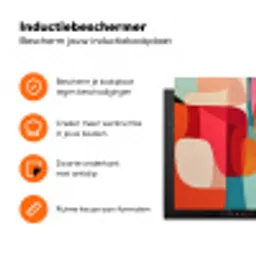 Vormen - Kleurrijk - Abstract - Vlakken Inductie beschermer vinyl 3mm klein -zzzzzzz-td-ups