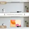 Vormen - Abstract - Kleurrijk keuken achterwand spatscherm klein -voor_na_NL