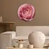 Roze - Roos - Romantisch Akoestische PET Vilt - Rond klein -sfeer1