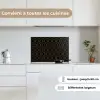 Goud - Zwart - Rozetstructuur keuken achterwand spatscherm klein 900 -sfeer4_FR