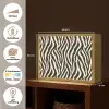 Zebra - Print - Klassiek - Zwart Light Box met batterij (Wandlamp) middel 907 -USP_websiteoverzichtNL