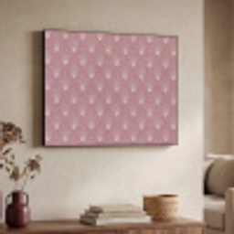 Trendy - Patroon - Roze Textielframe zwart klein 947 -sfeer3
