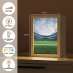 Voetbal - Stadion - Sport - Groen Light Box met kabel (Kinderlampje) klein -USP_DE