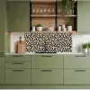 Abstract - Lijnen - Zwart keuken achterwand 2 middel 871 -sfeer3