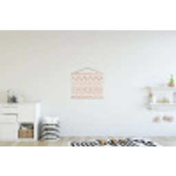 Klassiek - Motief - Terracotta textielposter latten blank klein 122 -kinderkamer