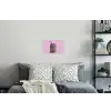 Frisdrankblikje - Bloemenpatroon - Edelstenen - Kleurrijk Muursticker klein -slaapkamer