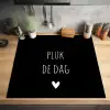 Carpe diem - Spreuken - Pluk de dag - Quotes Inductie beschermer vinyl 3mm middel -sfeer5