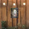 Doorkijk - Rozen - Vintage - Bloemen tuinposter los doek klein -sfeer1