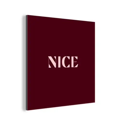 Nice - Bordeaux - Roze aluminium wit klein -3d