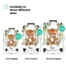 Levi luipaard NBS - Handbagage koffer - Kinderen Unisex middel zzzzzzVergelijking_3EN