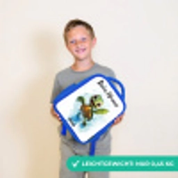 Schildpad - Water - Groen Kinderrugzak - Blauw middel -sfeer1_DE