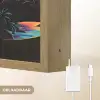 Palmbomen - Neonbergen - Sterrenhemel - Zon Light Box met batterij (Wandlamp) middel -USP_websiteoplaadbaarNL