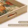 Kat - Sierlijk - Bloemen Dienblad Rechthoek middel -USP_HandgreepNL