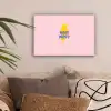 Why not - Bliksem - Roze canvas 2cm klein -sfeer1