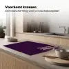 Oh hi - Paars - Cursief Inductie beschermer vinyl 3mm klein -sfeer1