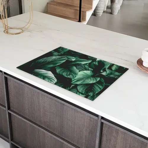 Jungle - Bladeren - Tropisch - Planten - Natuur Inductie beschermer vinyl 3mm klein -sfeer8