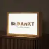 Bedankt - Lettercollage Light Box met kabel (Tafellamp) klein -z3d_website