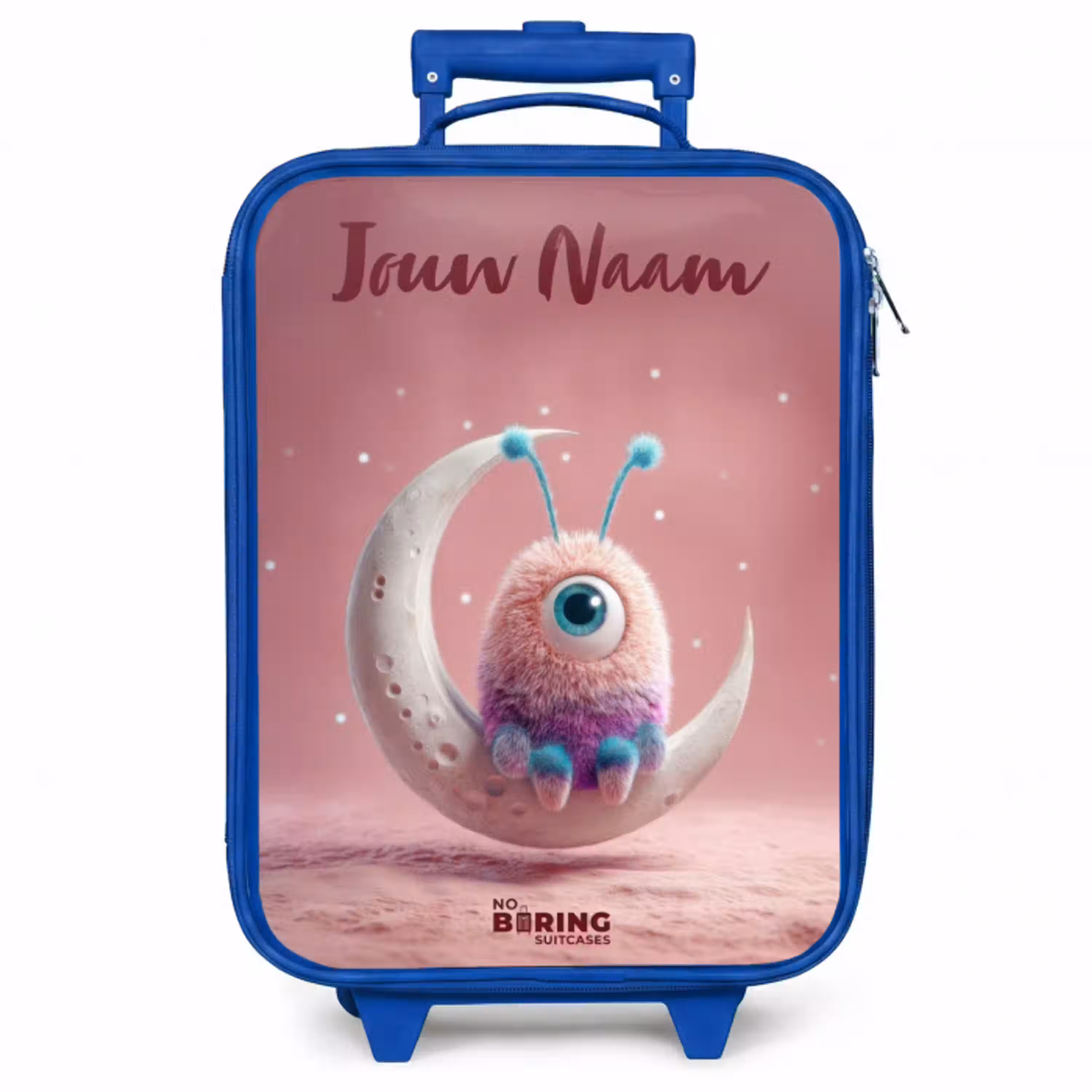 Maanwip met Pluizig Wezentje Kinderkoffer - Blauw klein -zzz_website3d