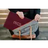 Bordeaux - Nice - minimalistisch laptophoes neopreen klein -tas