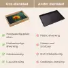 Bloemblaadjes - Afrikaan - Oranje - Wazig Dienblad Rechthoek middel -USP_VergelijkingNL