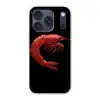Garnaal - Rood - Dieren Telefoonhoesje iPhone 17 Pro klein -3d