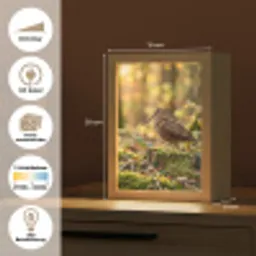 Houtsnip - Bos - Bladeren - Herfst - Gecamoufleerd Light Box met kabel (Kinderlampje) klein -USP_websiteoverzichtDE
