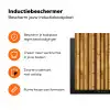 Donker - Bamboe - Hout Inductie beschermer vinyl 3mm klein 276 -zzzzzzz-td-ups
