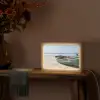 Boot - Zandstrand - Zee Light Box met kabel (Tafellamp) klein -sfeer4